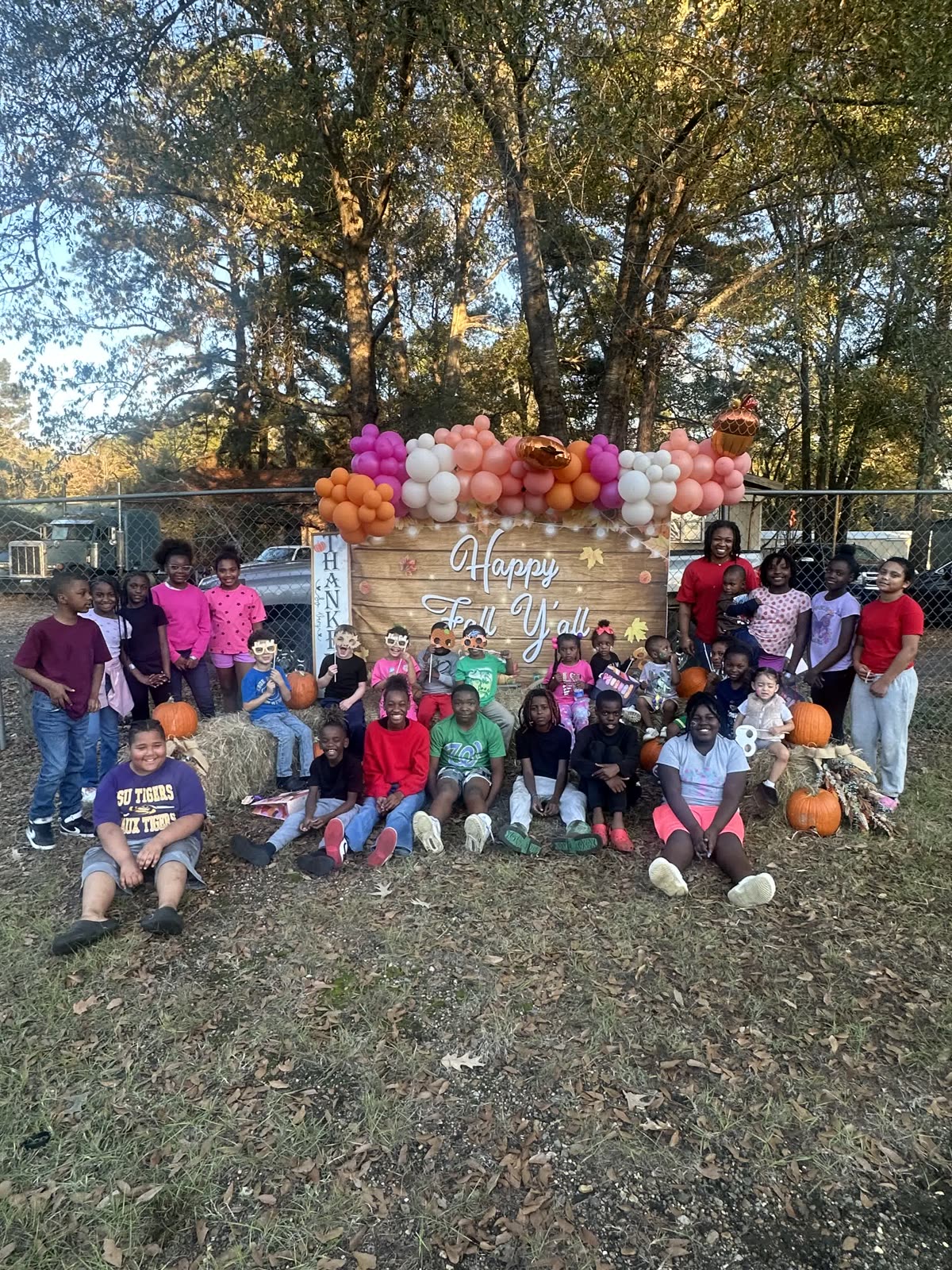 Children and volunteers gathered at Sabine Community Connection’s fall celebration